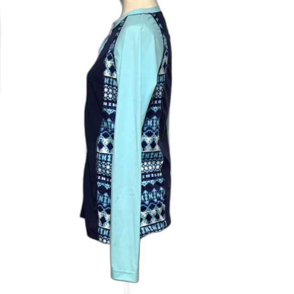 Land's End Women's Blue Yoga Jacket Full Zip M/L - Picture 3 of 5